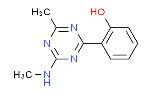 CAS No. 146998-51-8, 2-[4-methyl-6-(methylamino)-1,3,5-triazin-2-yl]phenol