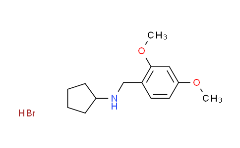 CAS No. 1609400-15-8, N-(2,4-dimethoxybenzyl)cyclopentanamine hydrobromide