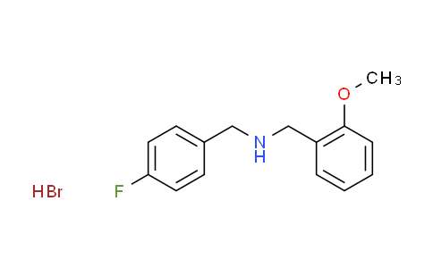 CAS No. 1609406-51-0, (4-fluorobenzyl)(2-methoxybenzyl)amine hydrobromide