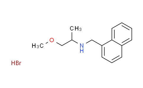 CAS No. 1609407-58-0, (2-methoxy-1-methylethyl)(1-naphthylmethyl)amine hydrobromide