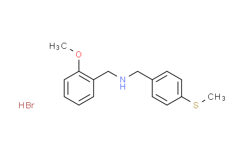 CAS No. 1609395-94-9, (2-methoxybenzyl)[4-(methylthio)benzyl]amine hydrobromide