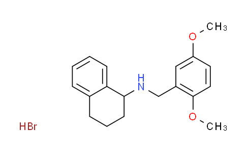 CAS No. 1609403-40-8, N-(2,5-dimethoxybenzyl)-1,2,3,4-tetrahydro-1-naphthalenamine hydrobromide