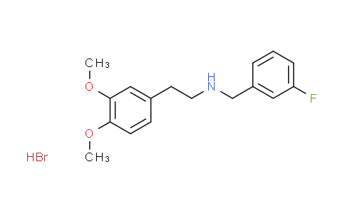 CAS No. 1609395-98-3, [2-(3,4-dimethoxyphenyl)ethyl](3-fluorobenzyl)amine hydrobromide