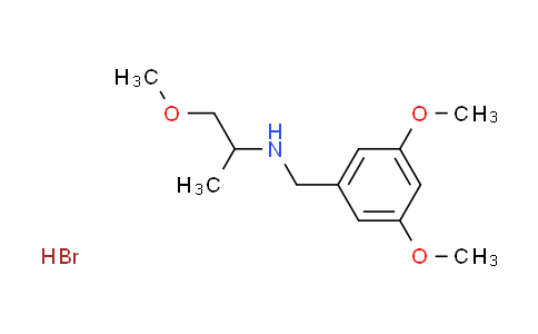 CAS No. 1609403-45-3, N-(3,5-dimethoxybenzyl)-1-methoxy-2-propanamine hydrobromide
