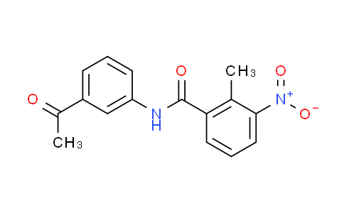 CAS No. 314023-58-0, N-(3-acetylphenyl)-2-methyl-3-nitrobenzamide