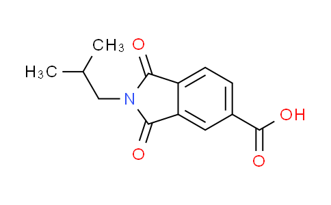 CAS No. 346716-89-0, 2-isobutyl-1,3-dioxoisoindoline-5-carboxylic acid