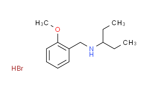 CAS No. 1609407-77-3, N-(2-methoxybenzyl)-3-pentanamine hydrobromide
