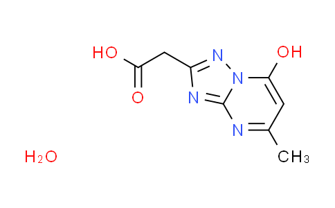 CAS No. 1638221-41-6, (7-hydroxy-5-methyl[1,2,4]triazolo[1,5-a]pyrimidin-2-yl)acetic acid hydrate