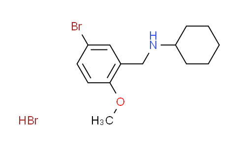 MC612748 | 1609400-26-1 | N-(5-bromo-2-methoxybenzyl)cyclohexanamine hydrobromide