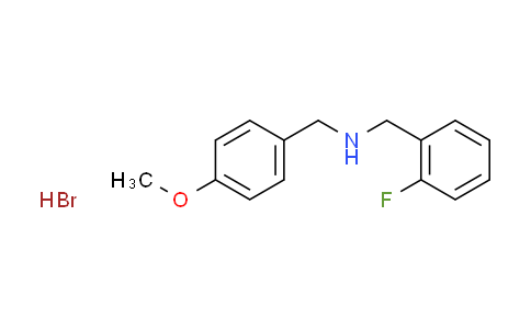 CAS No. 1609409-01-9, (2-fluorobenzyl)(4-methoxybenzyl)amine hydrobromide