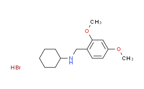 CAS No. 1609396-03-3, N-(2,4-dimethoxybenzyl)cyclohexanamine hydrobromide