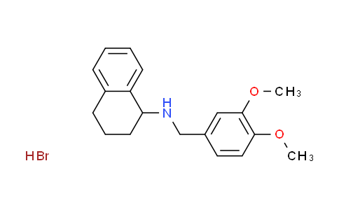 CAS No. 1609409-02-0, N-(3,4-dimethoxybenzyl)-1,2,3,4-tetrahydro-1-naphthalenamine hydrobromide
