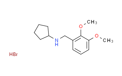 CAS No. 1609406-42-9, N-(2,3-dimethoxybenzyl)cyclopentanamine hydrobromide