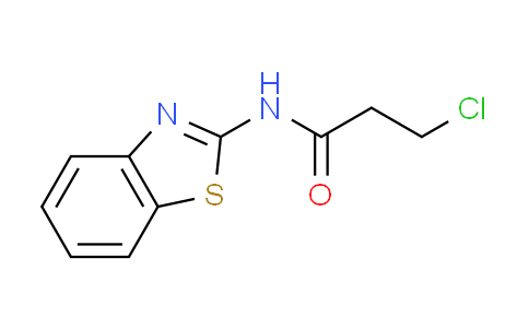 CAS No. 2877-36-3, N-1,3-benzothiazol-2-yl-3-chloropropanamide