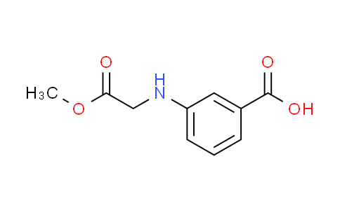 CAS No. 418788-94-0, 3-[(2-methoxy-2-oxoethyl)amino]benzoic acid