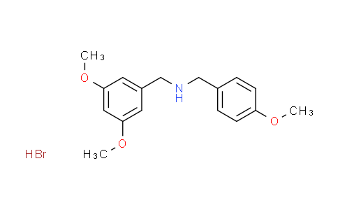 CAS No. 1609409-23-5, (3,5-dimethoxybenzyl)(4-methoxybenzyl)amine hydrobromide