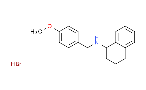 CAS No. 1609399-95-2, N-(4-methoxybenzyl)-1,2,3,4-tetrahydro-1-naphthalenamine hydrobromide