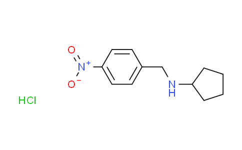CAS No. 1158425-54-7, N-(4-nitrobenzyl)cyclopentanamine hydrochloride