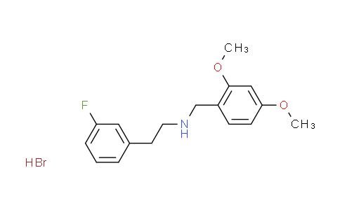CAS No. 1609407-34-2, N-(2,4-dimethoxybenzyl)-2-(3-fluorophenyl)ethanamine hydrobromide
