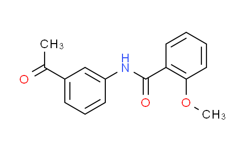 CAS No. 314022-80-5, N-(3-acetylphenyl)-2-methoxybenzamide