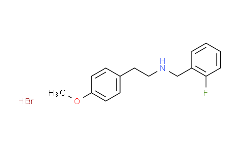 CAS No. 1609403-72-6, N-(2-fluorobenzyl)-2-(4-methoxyphenyl)ethanamine hydrobromide