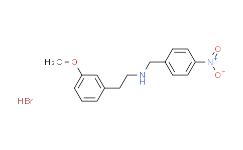 CAS No. 1609408-88-9, [2-(3-methoxyphenyl)ethyl](4-nitrobenzyl)amine hydrobromide