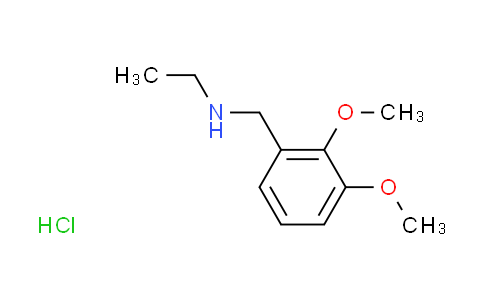 CAS No. 1048948-03-3, N-(2,3-dimethoxybenzyl)ethanamine hydrochloride