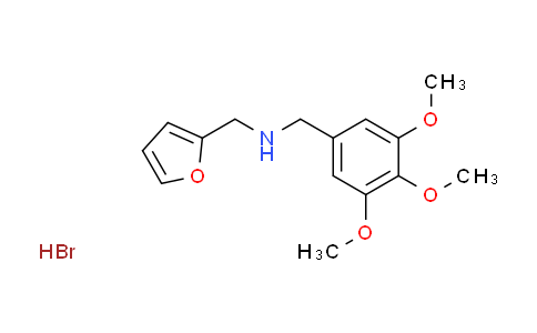 CAS No. 1609400-08-9, (2-furylmethyl)(3,4,5-trimethoxybenzyl)amine hydrobromide