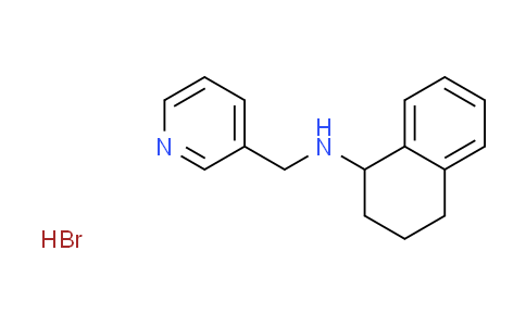 CAS No. 1052526-84-7, N-(3-pyridinylmethyl)-1,2,3,4-tetrahydro-1-naphthalenamine hydrobromide