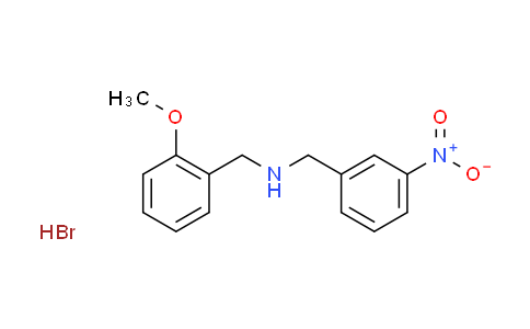 CAS No. 1609400-22-7, (2-methoxybenzyl)(3-nitrobenzyl)amine hydrobromide