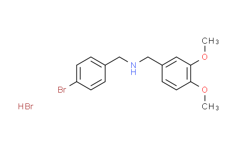 CAS No. 1609407-69-3, (4-bromobenzyl)(3,4-dimethoxybenzyl)amine hydrobromide