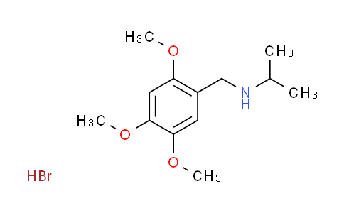 CAS No. 1609400-27-2, N-(2,4,5-trimethoxybenzyl)-2-propanamine hydrobromide