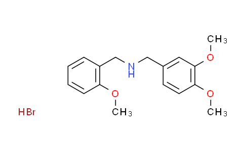 CAS No. 1609407-71-7, (3,4-dimethoxybenzyl)(2-methoxybenzyl)amine hydrobromide