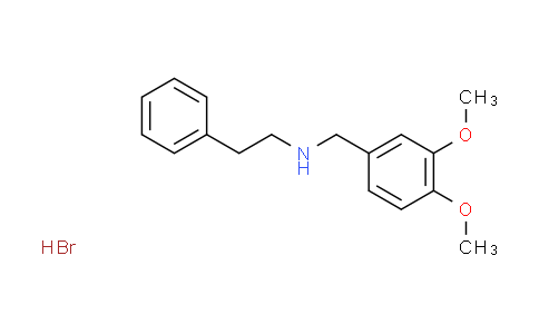 CAS No. 1609409-24-6, N-(3,4-dimethoxybenzyl)-2-phenylethanamine hydrobromide