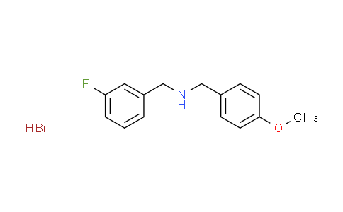 CAS No. 1609409-49-5, (3-fluorobenzyl)(4-methoxybenzyl)amine hydrobromide