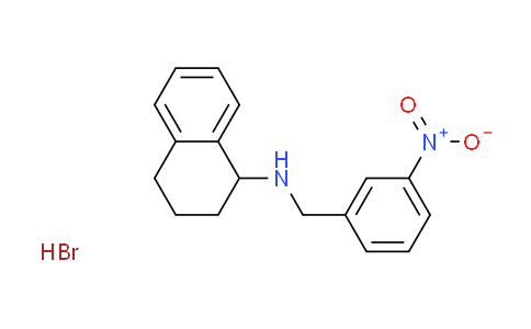 CAS No. 1609400-35-2, N-(3-nitrobenzyl)-1,2,3,4-tetrahydro-1-naphthalenamine hydrobromide
