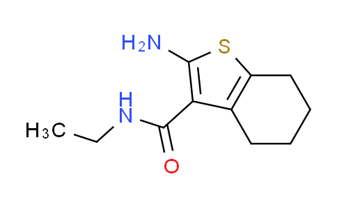 CAS No. 60598-65-4, 2-amino-N-ethyl-4,5,6,7-tetrahydro-1-benzothiophene-3-carboxamide