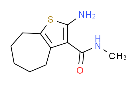 DY612821 | 301321-97-1 | 2-amino-N-methyl-5,6,7,8-tetrahydro-4H-cyclohepta[b]thiophene-3-carboxamide