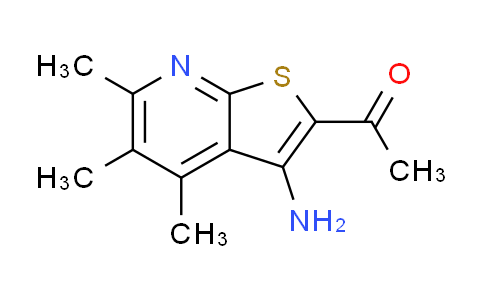 CAS No. 915920-34-2, 1-(3-amino-4,5,6-trimethylthieno[2,3-b]pyridin-2-yl)ethanone