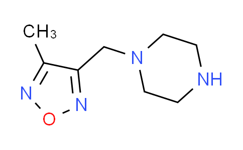 CAS No. 878617-56-2, 1-[(4-methyl-1,2,5-oxadiazol-3-yl)methyl]piperazine