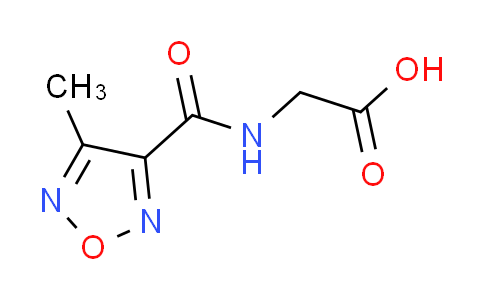 CAS No. 797806-70-3, N-[(4-methyl-1,2,5-oxadiazol-3-yl)carbonyl]glycine