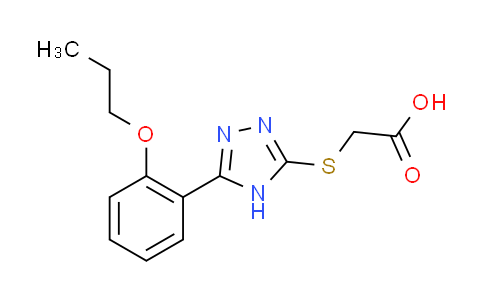 CAS No. 50616-43-8, {[5-(2-propoxyphenyl)-4H-1,2,4-triazol-3-yl]thio}acetic acid