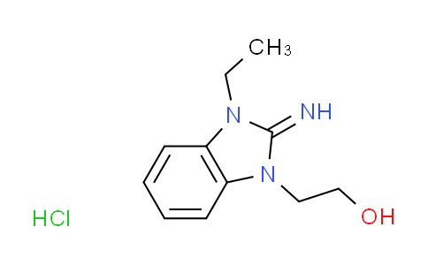 CAS No. 109753-29-9, 2-(3-ethyl-2-imino-2,3-dihydro-1H-benzimidazol-1-yl)ethanol hydrochloride
