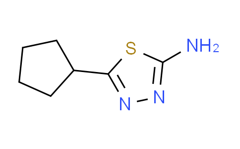 CAS No. 57235-54-8, 5-cyclopentyl-1,3,4-thiadiazol-2-amine
