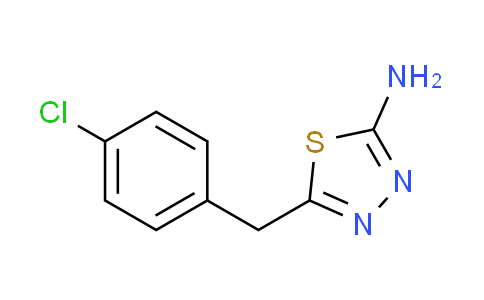 CAS No. 39181-43-6, 5-(4-chlorobenzyl)-1,3,4-thiadiazol-2-amine