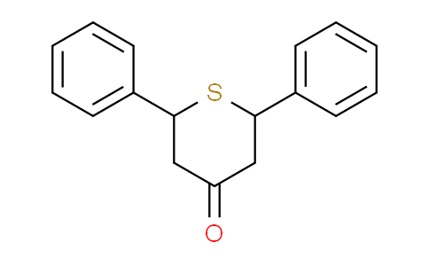 CAS No. 37014-01-0, 2,6-diphenyltetrahydro-4H-thiopyran-4-one