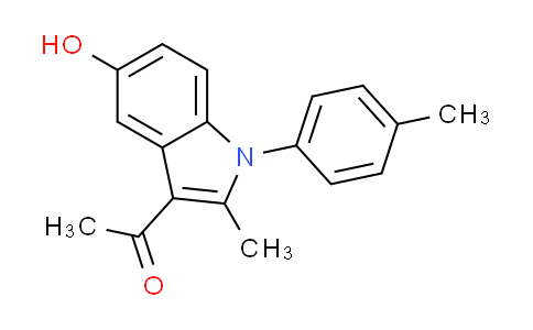 CAS No. 5165-56-0, 1-[5-hydroxy-2-methyl-1-(4-methylphenyl)-1H-indol-3-yl]ethanone