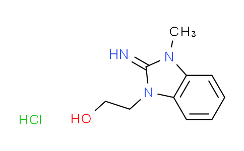 CAS No. 109753-28-8, 2-(2-imino-3-methyl-2,3-dihydro-1H-benzimidazol-1-yl)ethanol hydrochloride