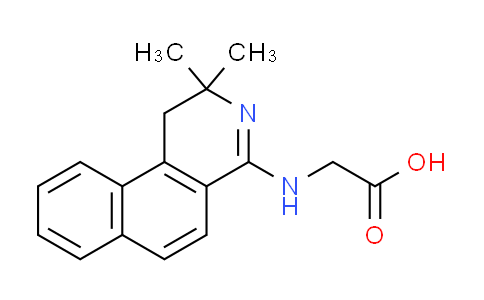 CAS No. 307924-32-9, N-(2,2-dimethyl-1,2-dihydrobenzo[f]isoquinolin-4-yl)glycine