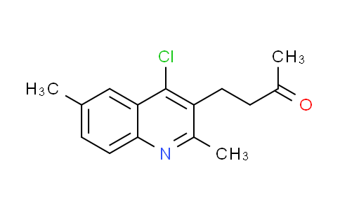 CAS No. 332150-25-1, 4-(4-chloro-2,6-dimethylquinolin-3-yl)butan-2-one